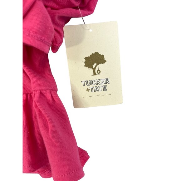 Tucker + Tate Girls Fuchsia Ruffle Top & Skort Set Size 5 - Picture 7 of 13